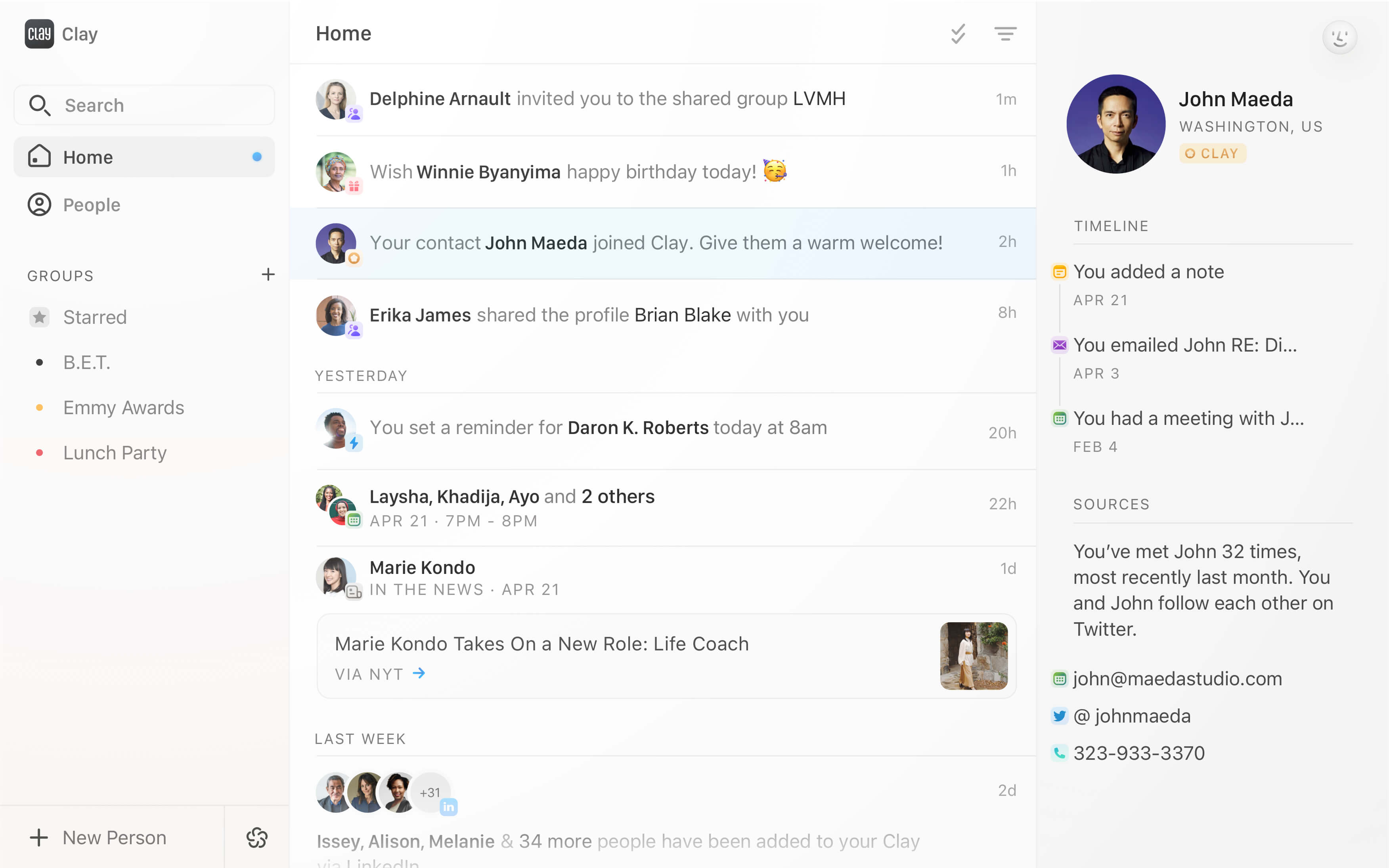 Mesh Teams interface